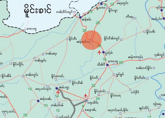 Map Nam Pak Kha