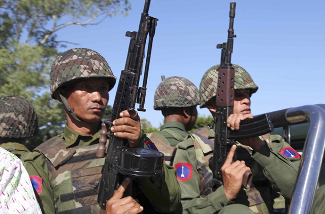 military burmese army