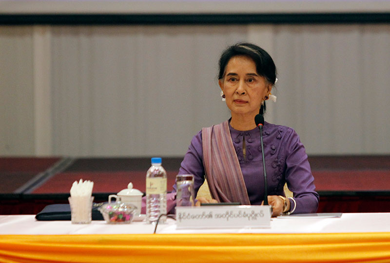 Myanmar State counsellor Aung San Suu Kyi 