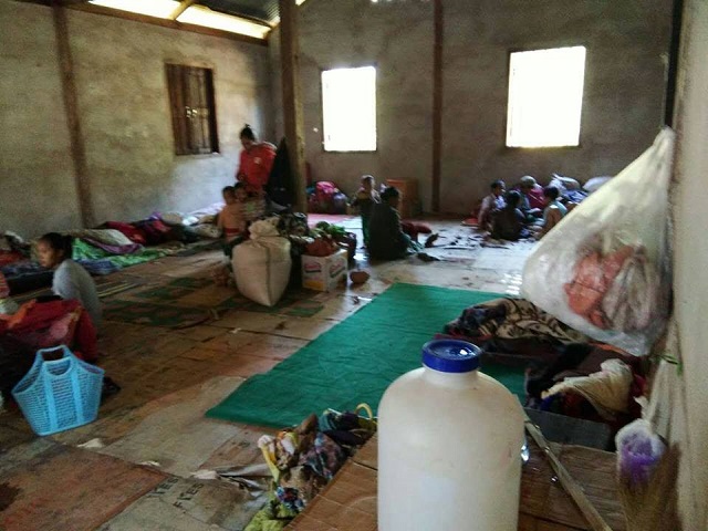 Photo SHAN- one of the displaced camps in Namtu Township