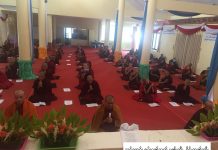 PRAYING FOR PEACE: Will the Shan Sangha chanting and praying bring peace to Shan State? Taunggyi
