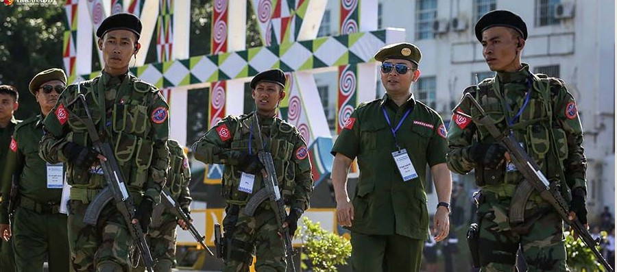 AA Brig-Gen Tun Myat Naing attends a peace conference for ethnic armed groups in Kachin State in July 2016. / The Irrawaddy