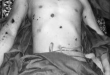 The abbot was killed on the spot after suffering injuries all over his body