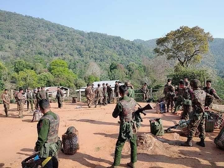 Burmese military sent troop to Nunkham
