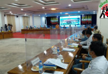 Shan State EC Chairperson Affirmed Polling Will Happen in EAO’s Areas Shan State EC Press Conference at TGI