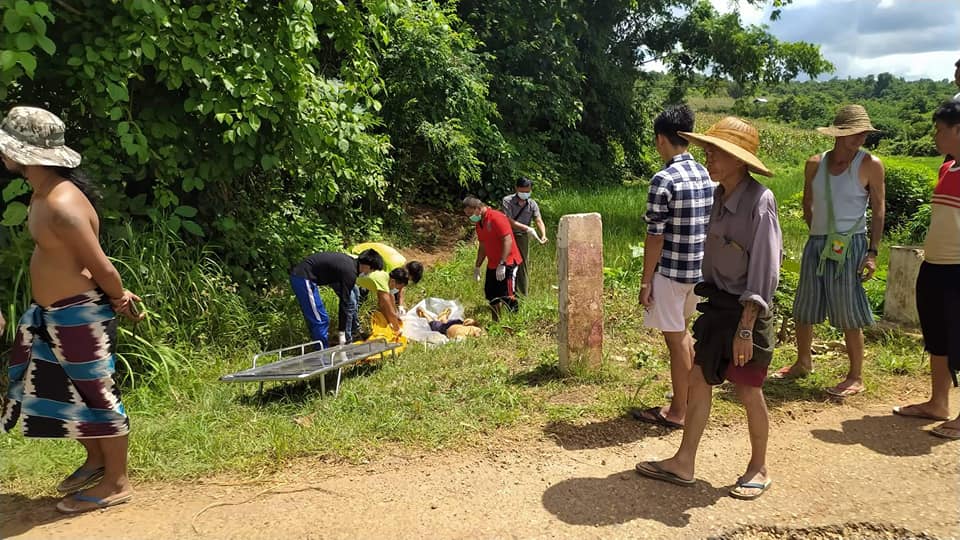 Man Dead Body with gunshot at Hsipaw by Shar Htat Paing