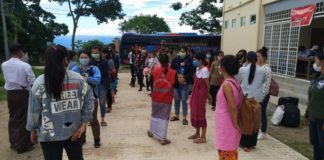 Quarantined Voters from Outlining Townships Faced Extra Hurdles Casting Advance Ballots Photo Credit to Win Naung Soe FB Quarantine center at Taunggyi Shan State
