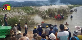 SNLD Campaign Car Tumbles Into Shweli River, Killing Three, Child Still Missing Pink and Beige Leaves Wedding Label 2 1536x1024 1