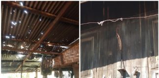 Civilian Injured, 60 Homes Damaged During Violence in Kyaukme Taw Sang villager house Photo by Jao Zang Wan Nouk 2