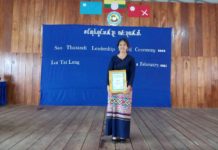 2020 Sao Thusandi Leadership Award Given to Shan Education Activist Nang Mwe Khur