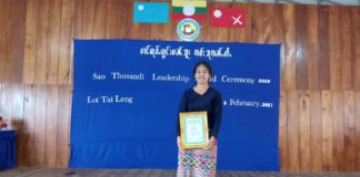 2020 Sao Thusandi Leadership Award Given to Shan Education Activist Nang Mwe Khur