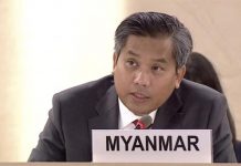 UN RECOGNITION IMPORTANT BUT PEOPLE’S BACKING MORE CRUCIAL: Ethnic-democratic alliance formation may be key to success permanent representative of myanmar u kyaw moe htun