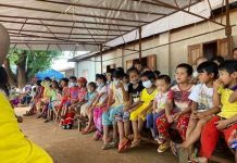 IDPs Struggle With COVID-19 Amid Ration Shortage In Northern Shan State IDPs at Mang Hkar village 29 September 2021