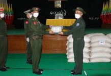 Triangle Regional Command Demands Soldiers From PMFs In Eastern Shan State Triangle commander give support to Pyithusit Militia at TCL