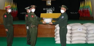 Triangle Regional Command Demands Soldiers From PMFs In Eastern Shan State Triangle commander give support to Pyithusit Militia at TCL