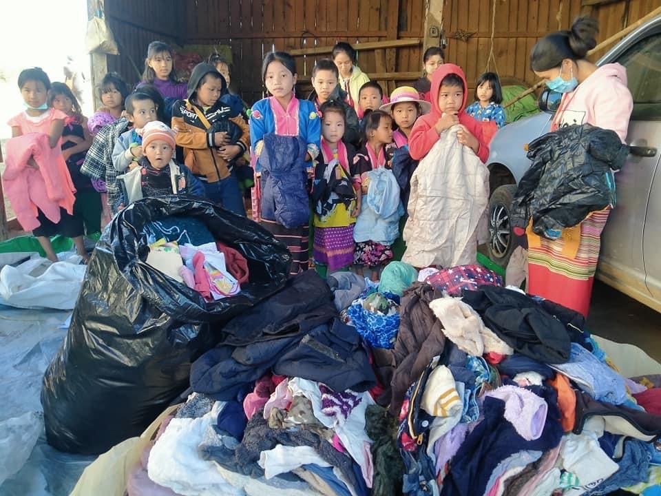 Villagers effected fighting between armed groups at Mongkung needs warm clothes