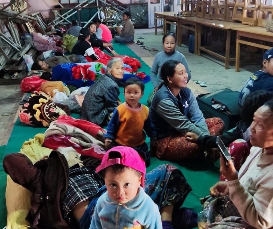 IDPs Hsipaw at Bawkyo Monestary 10 January 2022