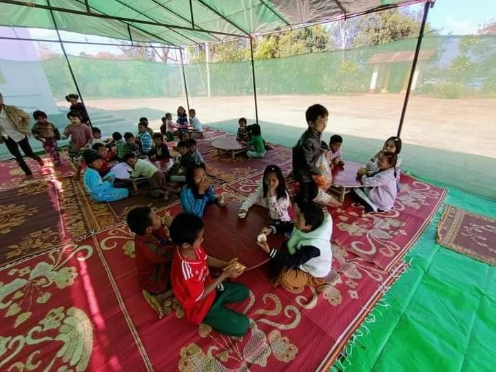 IDPs children from Kayah Karenni State at Naungtayar Panglaung 1