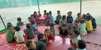 IDPs children in Naungtayar, Paunglaung Township are Receiving Basic Education IDPs children from Kayah Karenni State at Naungtayar Panglaung