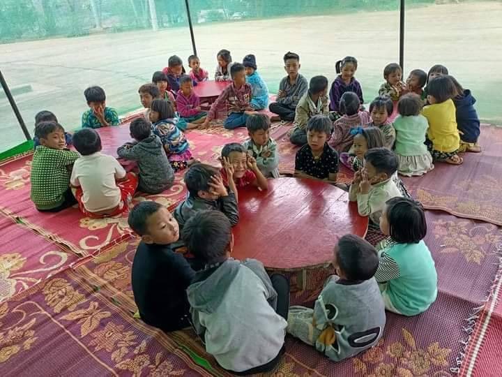 IDPs children from Kayah Karenni State at Naungtayar Panglaung