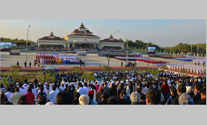 75 Union Day held by military at Naypyidaw 12 February 2022