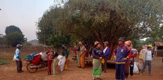 RCSS Fights Northern Alliance In Southern Shan State IDPs at NyaeSen Monestary Lauk Sauk
