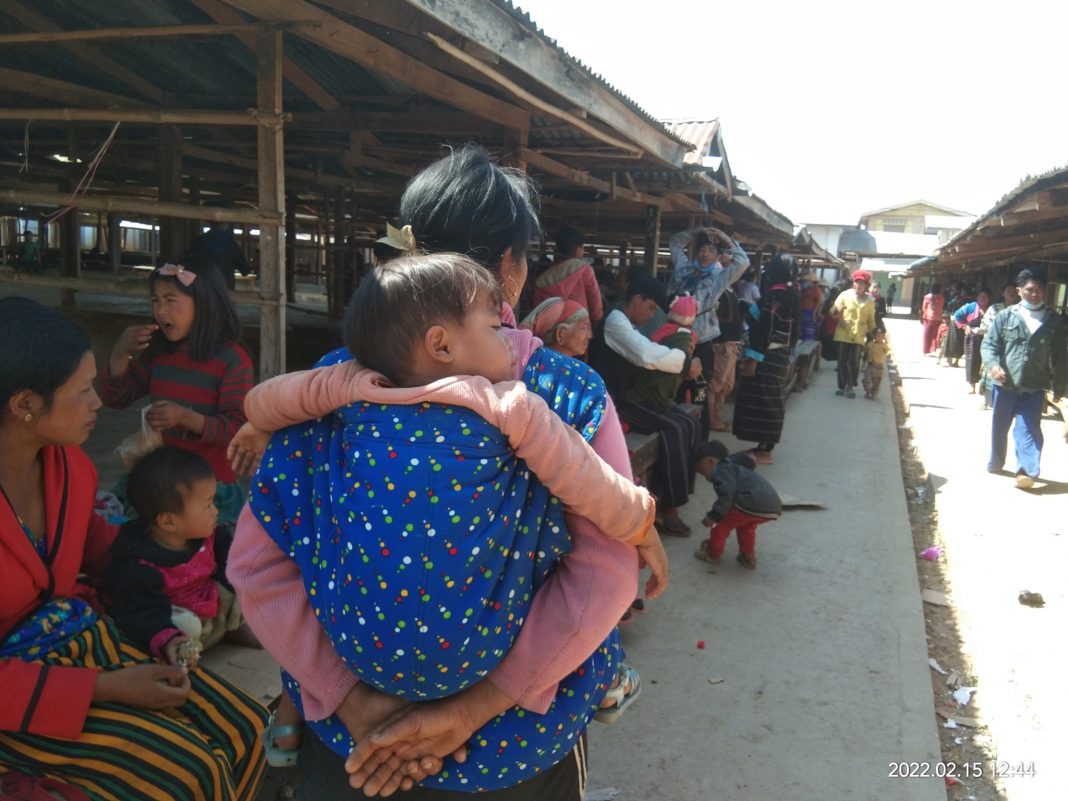 Mong Yaw IDPs at Mongyaw market 15 Feb 2022 4