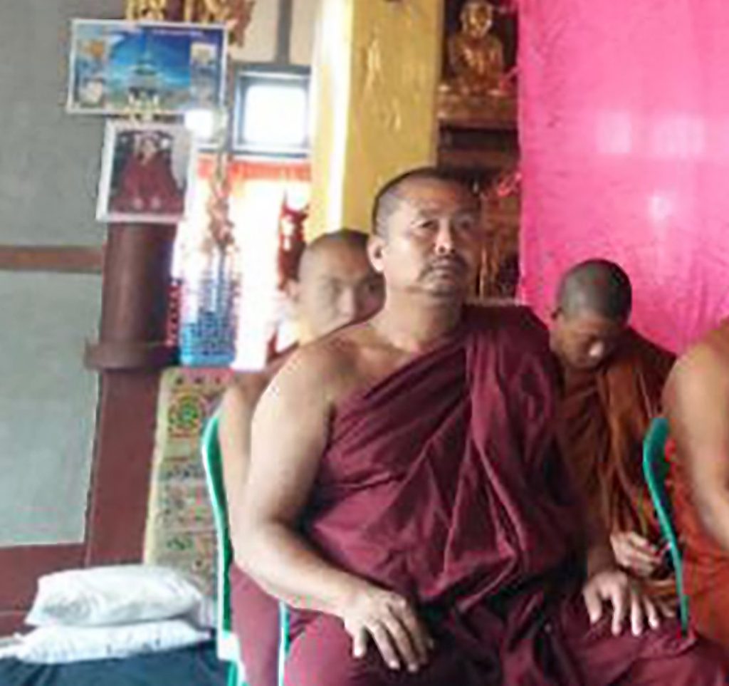An abducted monk