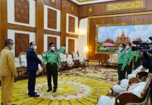 RCSS NAPYITAW SECOND VISIT: Junta’s and visitor’s desperate moves Gen. Yawd Serk meets with Min Aung Liang in Naypyitaw.
