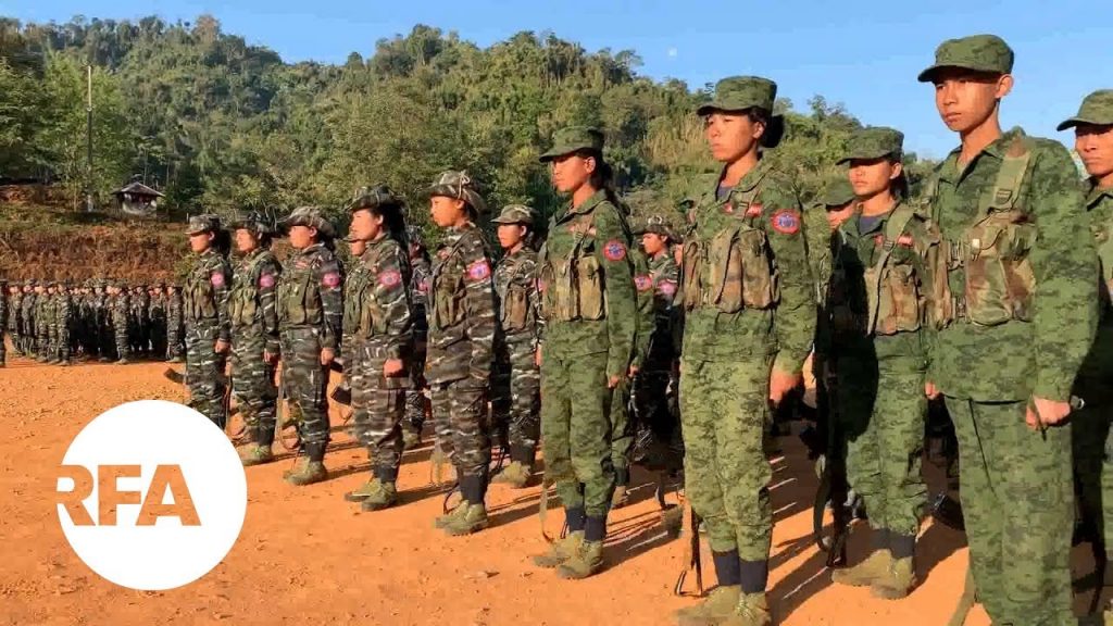 Arakan Army troops Photo RFA