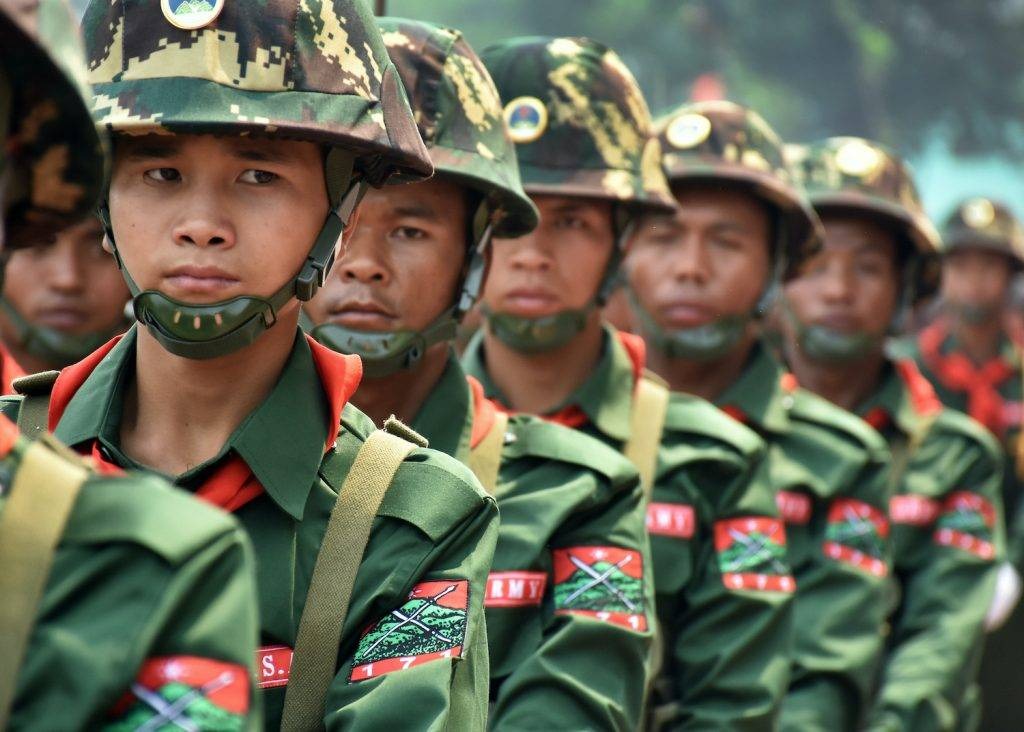 TNLA troops Photo Frontier Myanmar