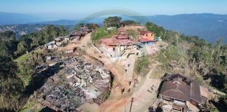 PSLF Will Help Rebuild War-wracked Koong Sar Damaged Koong Sar village 1