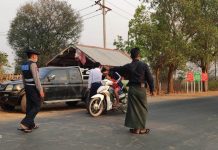 Regime Extorting Money From Inle Lake Locals Check point