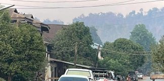 Junta Sets-up Checkpoint in Mong Kung Collecting Vehicles Taxes Checkpoint at Tong Lao tract on the main road Taunggyi Lashio Shan State
