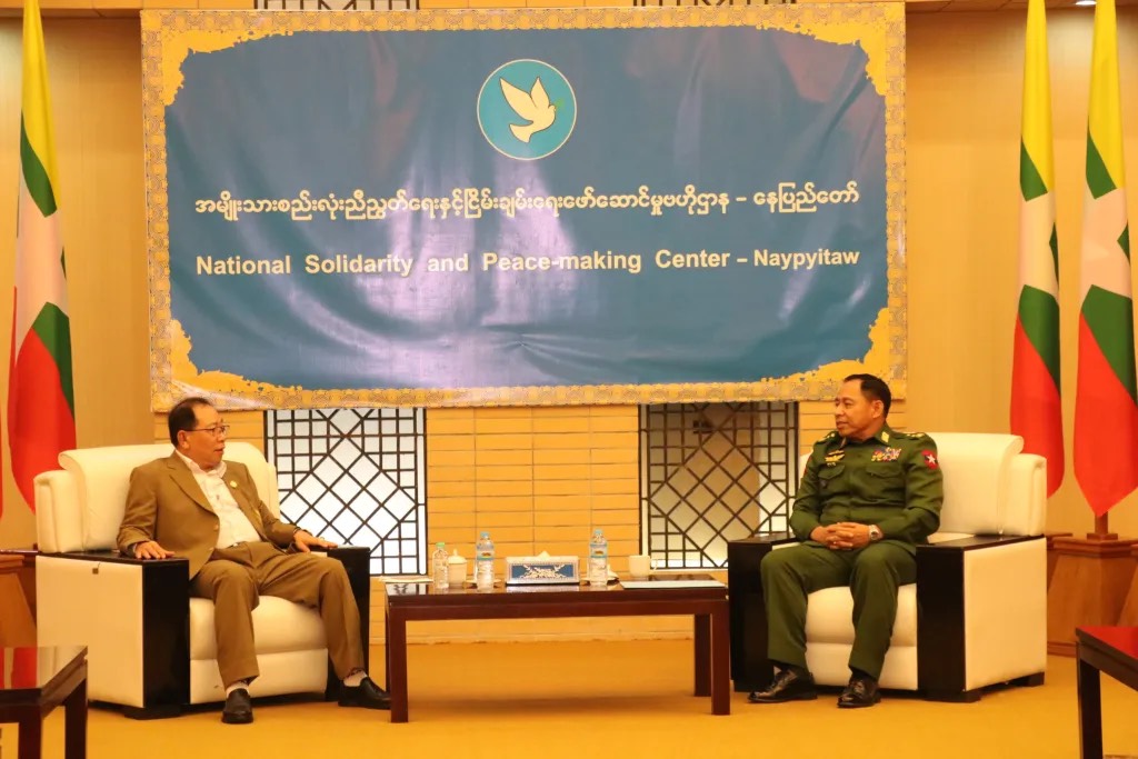Gen Yawd Serk met with regime leaders
