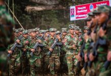 Junta Troops Attacks TNLA Camp In Lashio Township, Northern Shan State TNLA troops