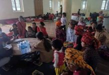 Shan Village Bombed by Military Council’s Jet Fighter IDPs especially women and children in Panglaung township