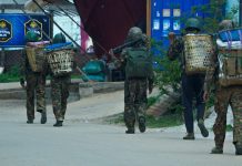 Military Fights Unidentified Group In Lashio Township SAC troops