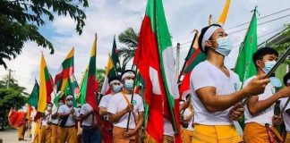 White Tiger Party Changes Name For Burma’s Election SNDP supporters