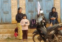 Thousands Displaced By Fighting In Panglaung Township Women and children flee from their homes Photo Voice of Pinlaung