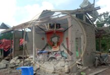 Airstrikes Kill Child & 2 Women In Southern Shan State Damaged house Photo MB PDF