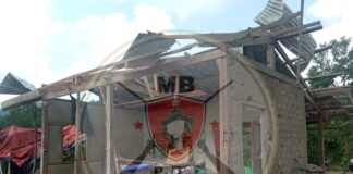 Airstrikes Kill Child & 2 Women In Southern Shan State Damaged house Photo MB PDF