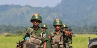 Sit-tat Tries To Wrestle Control Of Paikhun Township SAC soldiers