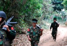 KIA Fight Regime In Northern Shan State Kachin Independence Army fighters Photo VOA