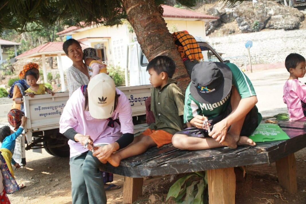 School age displaced children Photo by Kyae Tha Khun Social Welfare Group