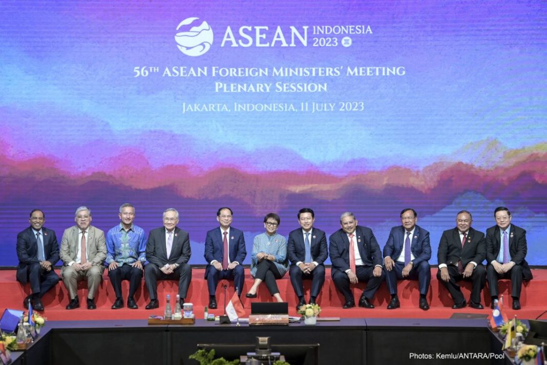 The 56th ASEAN Foreign Ministers Meeting AMM in Jakarta