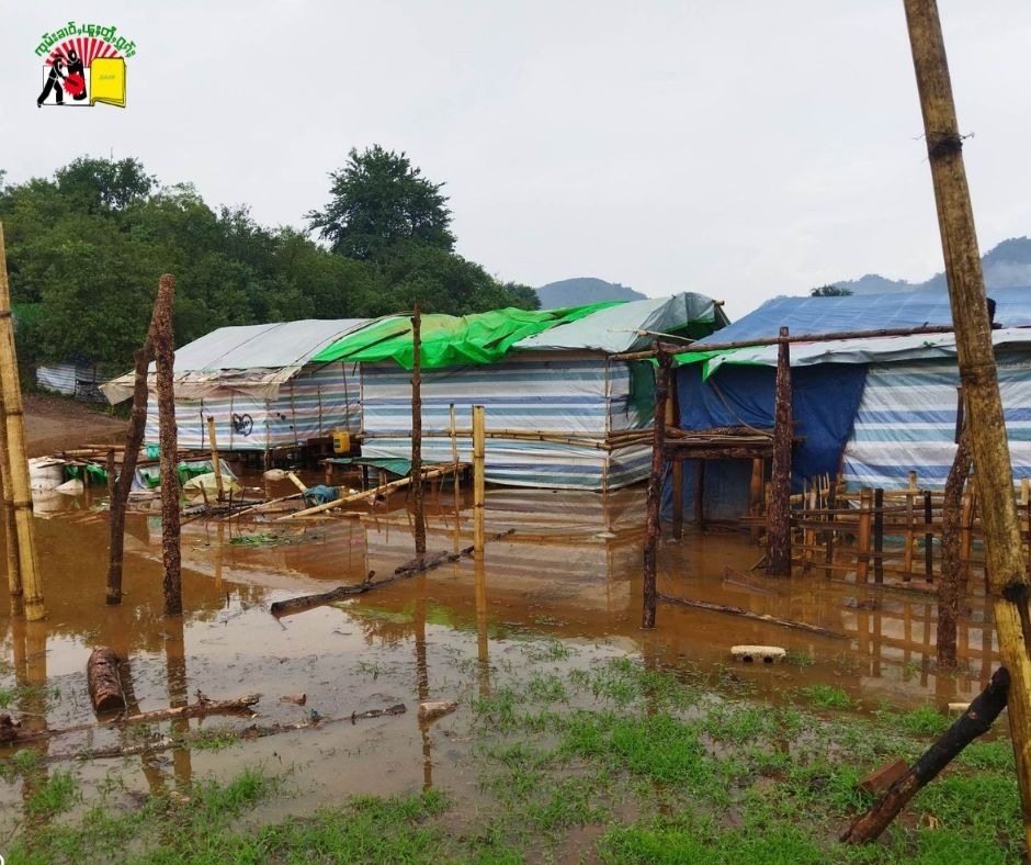 The IDP camps where Ma Ah Ngaes family is currently taking shelter