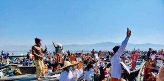 Longing for Home: Myanmar Exiles’ Hope Amidst the Struggle for Freedom People protest against SAC