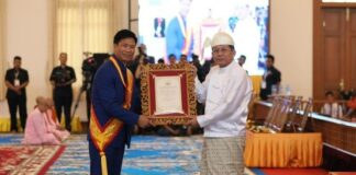 With the Backing of the SAC Regime, a Fully Light Company Expands Its Economic Reach in Lashio Fully Light representative meets SAC chairman Min AUng Hlaing