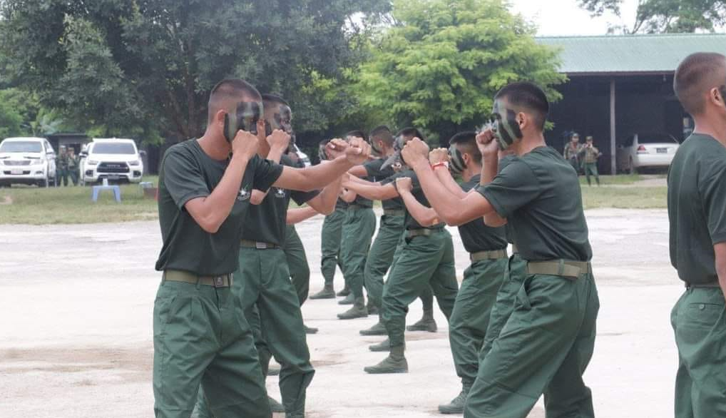 SSPP/SSA soldiers perform martial arts Photo SSPP Info